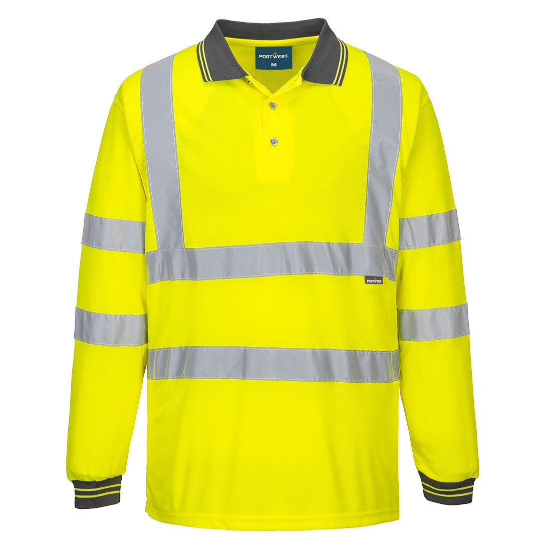 PORTWEST ES277 augstas redzamības polo krekls ar garām piedurknēm 23 PORTWEST ES277 augstas redzamības polo krekls ar garām piedurknēm 23