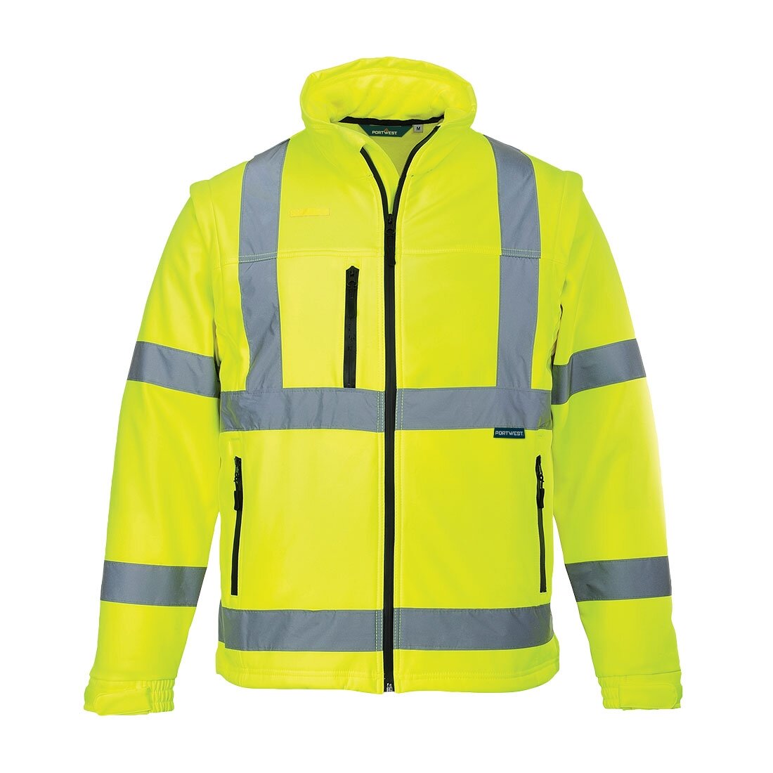 Augstas redzamības ūdensnecaurlaidīga PORTWEST ES428 SOFTSHELL jaka 18 Augstas redzamības ūdensnecaurlaidīga PORTWEST ES428 SOFTSHELL jaka 18