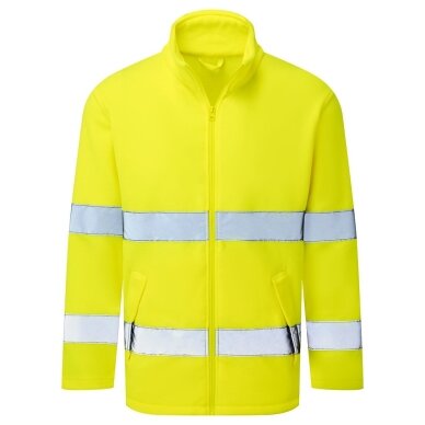 PORTWEST ES250 Hi-Vis flīsa rāvējslēdzēja džemperis 2 PORTWEST ES250 Hi-Vis flīsa rāvējslēdzēja džemperis 2