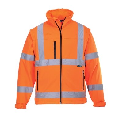 Augstas redzamības ūdensnecaurlaidīga PORTWEST ES428 SOFTSHELL jaka Augstas redzamības ūdensnecaurlaidīga PORTWEST ES428 SOFTSHELL jaka