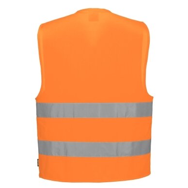 Augstas redzamības PORTWEST ES474 signālveste 3