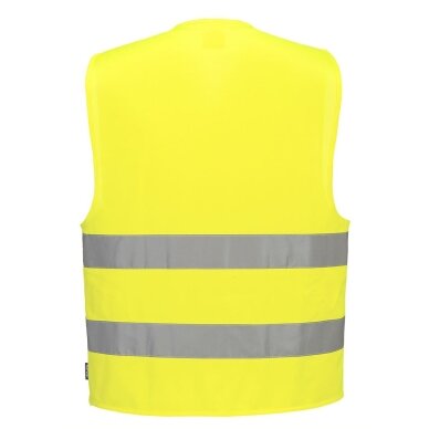 Augstas redzamības PORTWEST ES474 signālveste 1