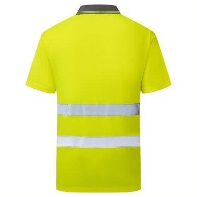 PORTWEST ES477 augstas redzamības īsroku polo krekls 3