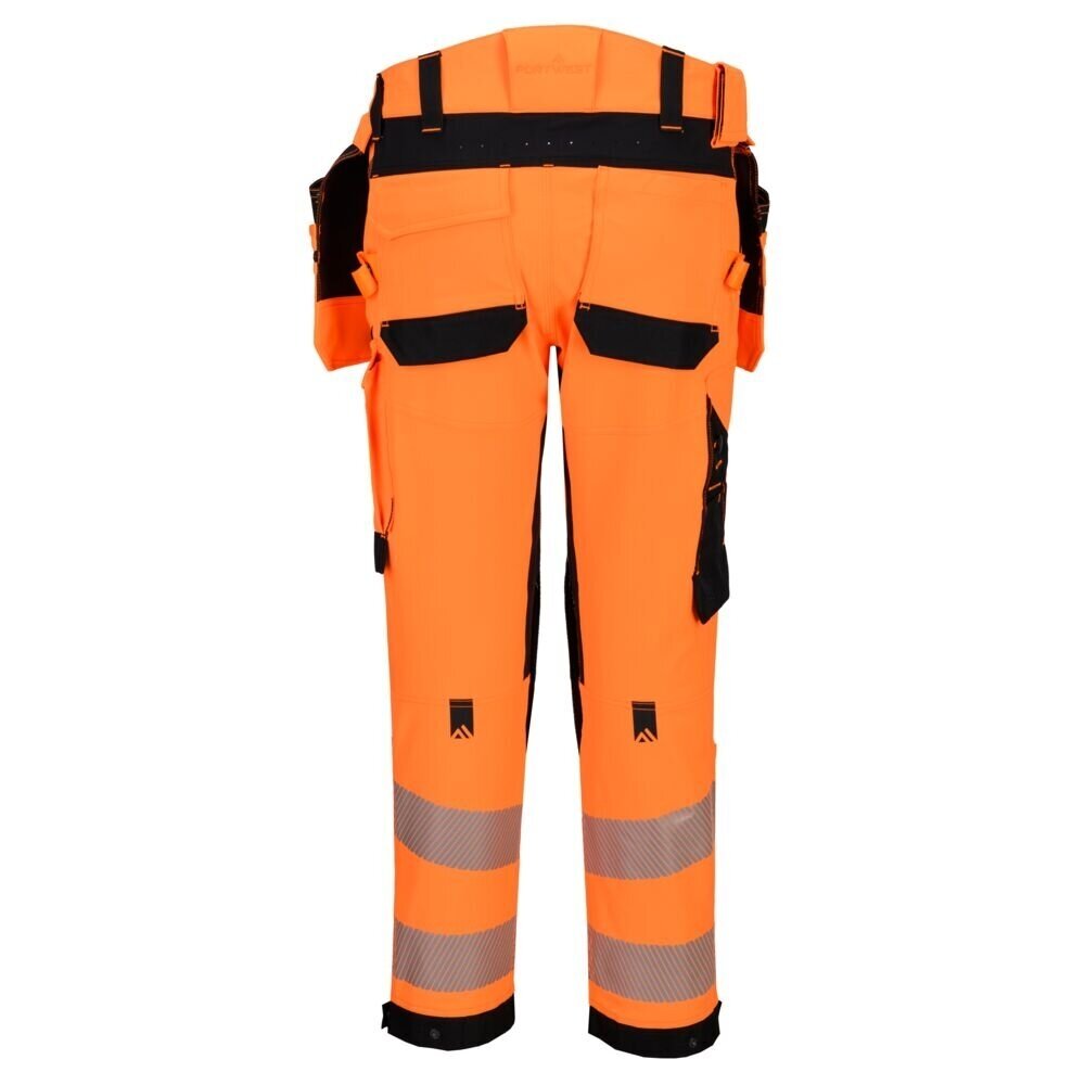 PORTWEST EV448 2. klases augstas redzamības elastīgās bikses ar noņemamām kabatām 1