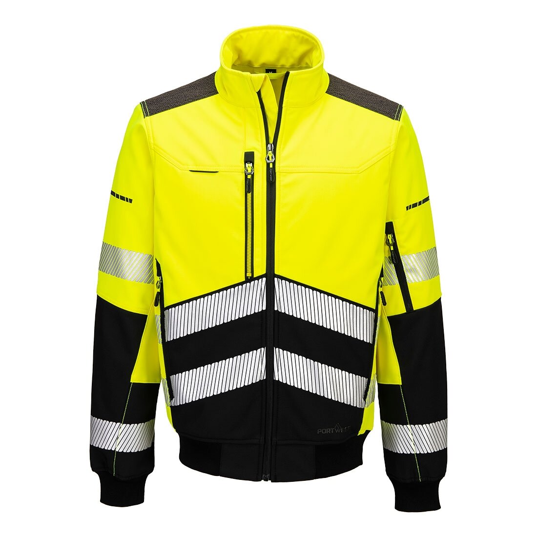 Augstas redzamības PORTWEST EV468 Softshell bomberjaka 5