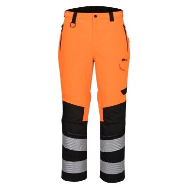PORTWEST EV402 augstas redzamības darba bikses