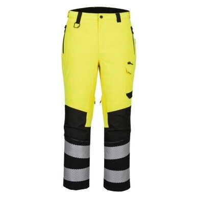 PORTWEST EV402 augstas redzamības darba bikses 2
