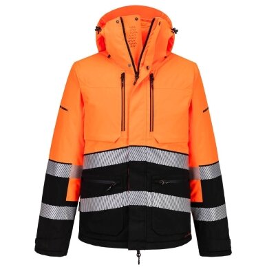 PORTWEST EV467 augstas redzamības ziemas jaka