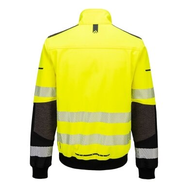 Augstas redzamības PORTWEST EV468 Softshell bomberjaka 1