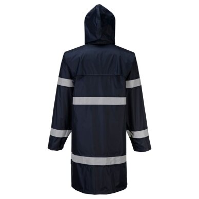 Ūdensnecaurlaidīga PORTWEST F437 garā lietus jaka (100 cm) 1