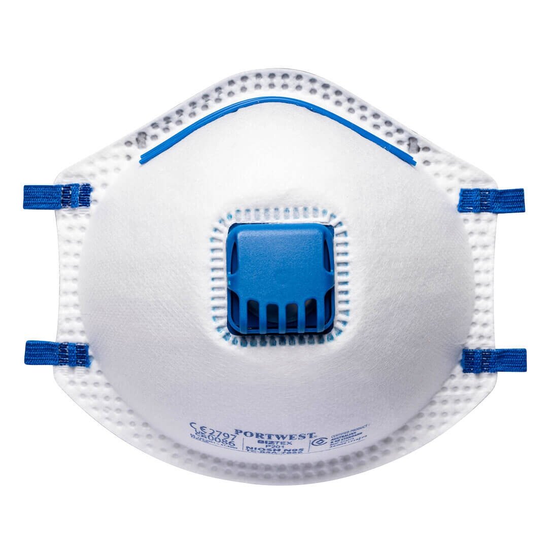 FFP2 respirators Portwest P201 ar vārstu, 10 gab. 1