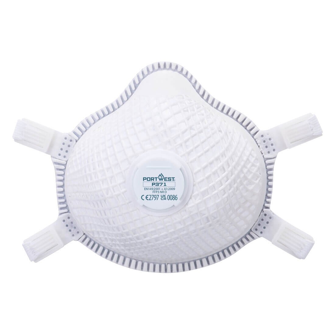 FFP3 Dolomite Portwest P371 respirators ar vārstu, 5 gab. FFP3 Dolomite Portwest P371 respirators ar vārstu, 5 gab.