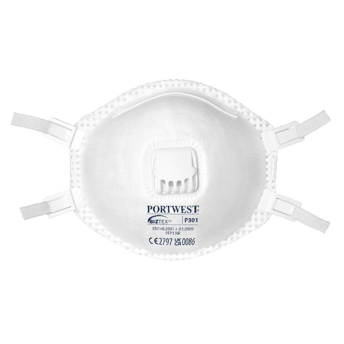 FFP3 respirators PORTWEST P301 ar vārstu (10 gab.) FFP3 respirators PORTWEST P301 ar vārstu (10 gab.)
