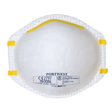 FFP1 respirators Portwest P100, 20 gab.