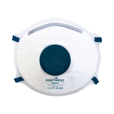 Respirators PORTWEST P203 FFP2 Dolomīts ar vārstu