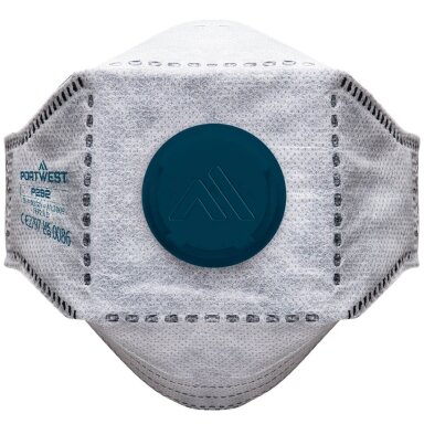 FFP2 dzīvoklis Portwest P292 salokāmo vārstu respirators, 10 gab.