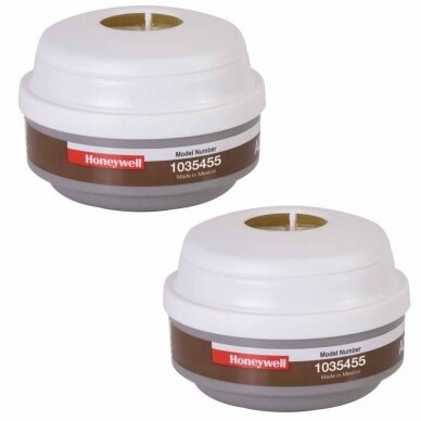 Filtras HONEYWELL Click-fit North bayonet A2P3, 2vnt. Filtras HONEYWELL Click-fit North bayonet A2P3, 2vnt.