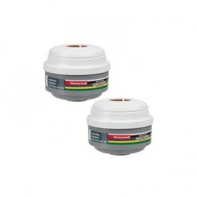 Filtrs HONEYWELL Click-fit North bajonete ABEK1P3, 2 gab. Filtrs HONEYWELL Click-fit North bajonete ABEK1P3, 2 gab.
