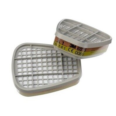 Filtrai 3M 6075 A1 nuo dujų ir formaldehidų