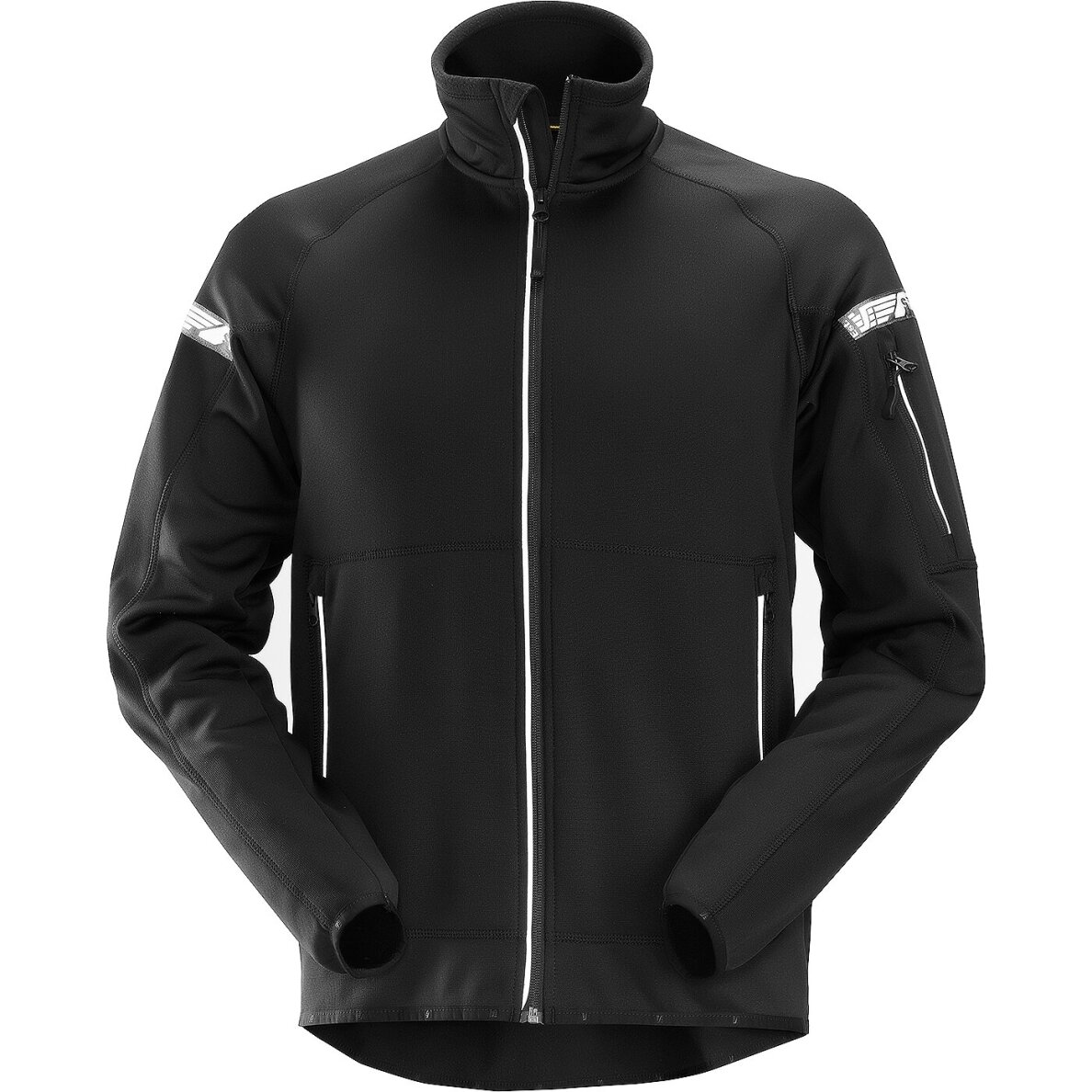 Flīsa džemperis AllRoundWork 37,5® SNICKERS WORKWEAR, melns Flīsa džemperis AllRoundWork 37,5® SNICKERS WORKWEAR, melns