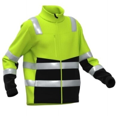 Flīsa džemperis FLEECE-FIT-C2-0402 ar atstarojošām svītrām, labi redzamām detaļām un augstu apkakli. 1 Flīsa džemperis FLEECE-FIT-C2-0402 ar atstarojošām svītrām, labi redzamām detaļām un augstu apkakli. 1