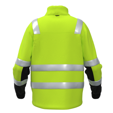Flīsa džemperis BoSafety FLEECE FIT Hi-Vis 3. klase 4