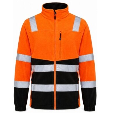 Flīsa džemperis BoSafety FLEECE FIT Hi-Vis 3. klase 1 Flīsa džemperis BoSafety FLEECE FIT Hi-Vis 3. klase 1