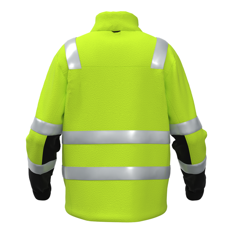 Flīsa džemperis BoSafety FLEECE FIT Hi-Vis 3. klase 4 Flīsa džemperis BoSafety FLEECE FIT Hi-Vis 3. klase 4