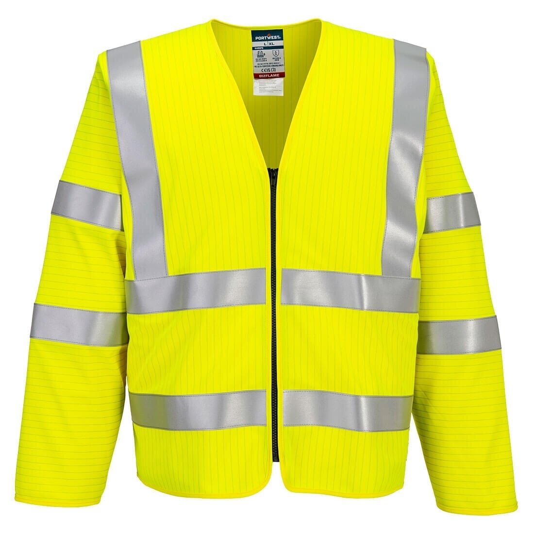 PORTWEST FR616 augstas redzamības veste ar rāvējslēdzēju PORTWEST FR616 augstas redzamības veste ar rāvējslēdzēju