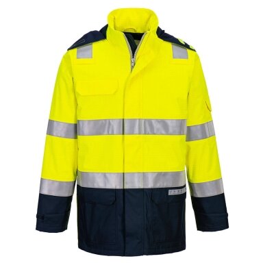PORTWEST FR605 augstas redzamības lietus jaka