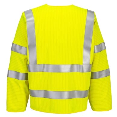 PORTWEST FR616 augstas redzamības veste ar rāvējslēdzēju 1 PORTWEST FR616 augstas redzamības veste ar rāvējslēdzēju 1