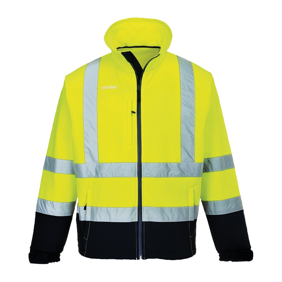 Augstas redzamības kontrastējoša PORTWEST S425 Softshell jaka 9 Augstas redzamības kontrastējoša PORTWEST S425 Softshell jaka 9
