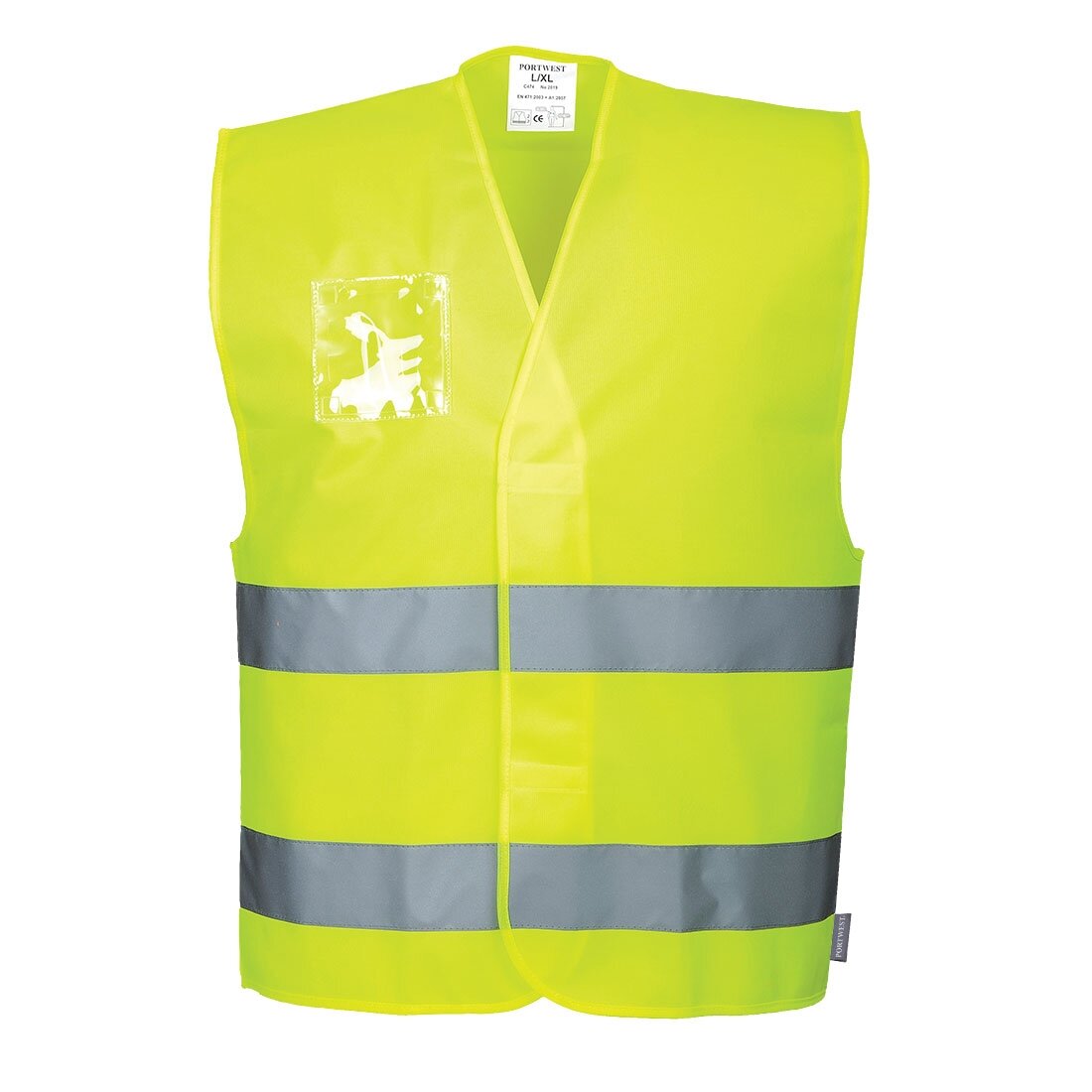 PORTWEST C475 augstas redzamības veste ar apgriežamu ID turētāju 4