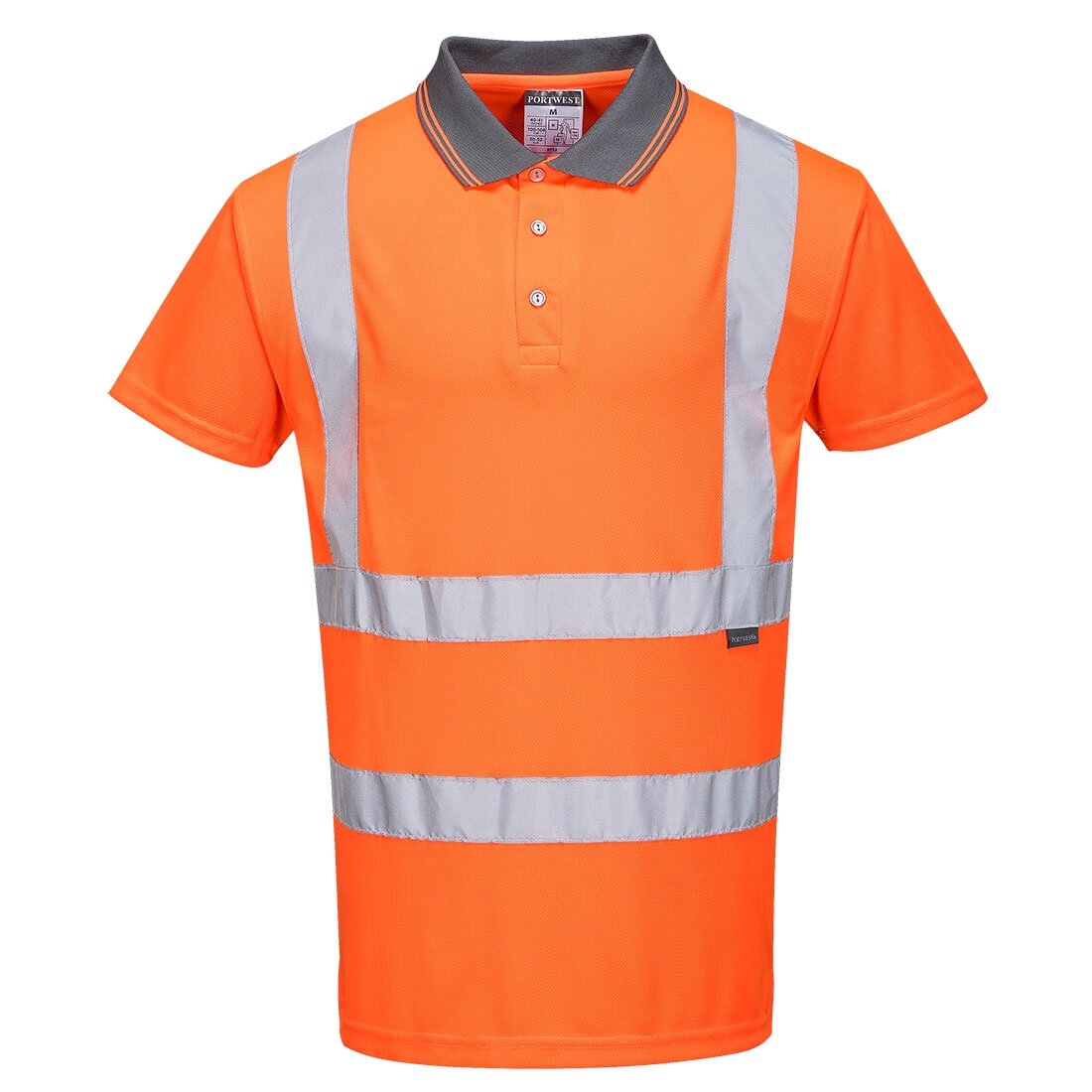 PORTWEST RT22 augstas redzamības īsroku polo krekls RIS 2