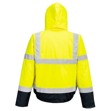 Augstas redzamības divkrāsu PORTWEST S266 bomberjaka 2 Augstas redzamības divkrāsu PORTWEST S266 bomberjaka 2
