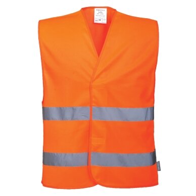 PORTWEST C474 augstas redzamības veste ar dubultlentēm