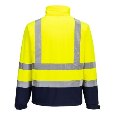 Augstas redzamības kontrastējoša PORTWEST S425 Softshell jaka 3