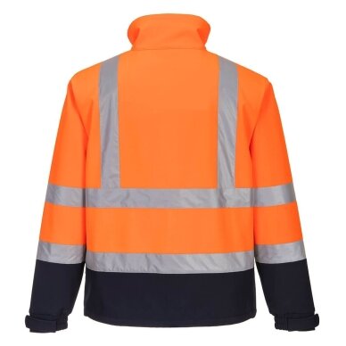 Augstas redzamības kontrastējoša PORTWEST S425 Softshell jaka 1