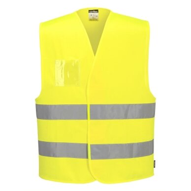 PORTWEST C475 augstas redzamības veste ar apgriežamu ID turētāju PORTWEST C475 augstas redzamības veste ar apgriežamu ID turētāju