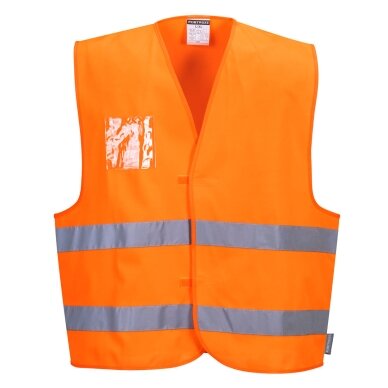 PORTWEST C475 augstas redzamības veste ar apgriežamu ID turētāju 2 PORTWEST C475 augstas redzamības veste ar apgriežamu ID turētāju 2