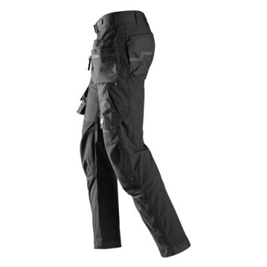 Grīdas segums SNICKERS WORKWEAR FlexiWork 6923 bikses ar karājamām kabatām, melnas 3 Grīdas segums SNICKERS WORKWEAR FlexiWork 6923 bikses ar karājamām kabatām, melnas 3