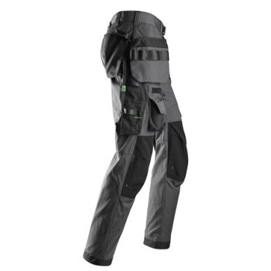 Grīdas segums SNICKERS WORKWEAR FlexiWork 6923 bikses ar karājamām kabatām, tumši pelēkas 3 Grīdas segums SNICKERS WORKWEAR FlexiWork 6923 bikses ar karājamām kabatām, tumši pelēkas 3