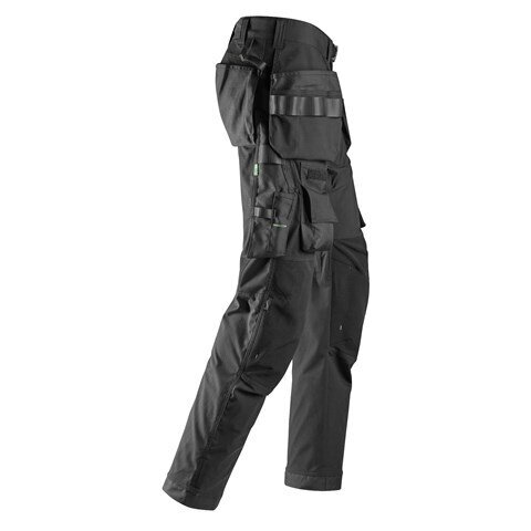 Grīdas segums SNICKERS WORKWEAR FlexiWork 6923 bikses ar karājamām kabatām, melnas 2 Grīdas segums SNICKERS WORKWEAR FlexiWork 6923 bikses ar karājamām kabatām, melnas 2