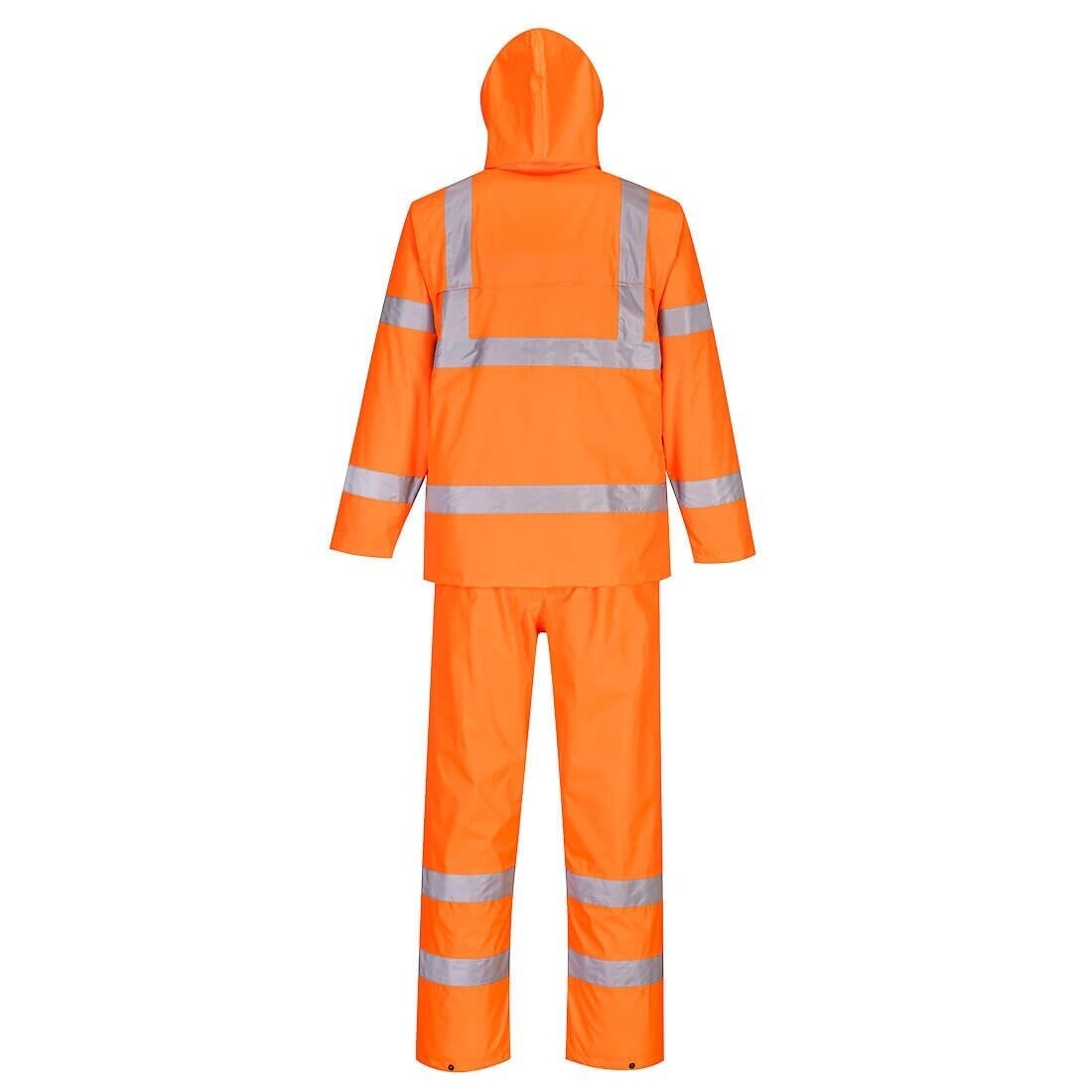 PORTWEST H448 augstas redzamības iepakojamais lietus kostīms 1