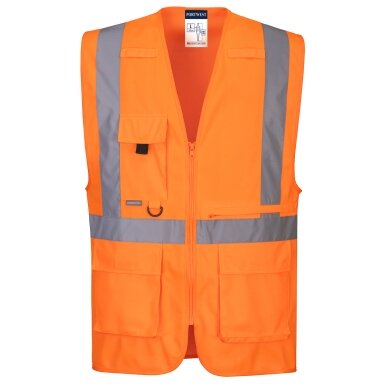 PORTWEST C357 augstas redzamības vadītāja veste ar kabatu