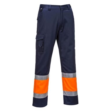 Augstas redzamības vieglas divkrāsu PORTWEST L049 bikses