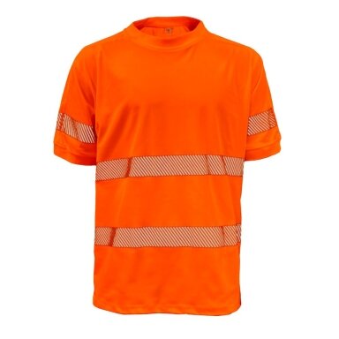 BoSaety TS-VIVID-C2-0300 augstas redzamības T-krekls ar elastīgām piedurknēm