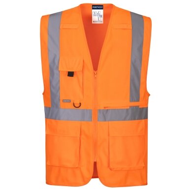PORTWEST C357 augstas redzamības vadītāja veste ar kabatu PORTWEST C357 augstas redzamības vadītāja veste ar kabatu