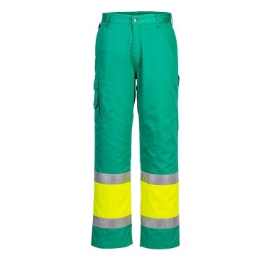 Augstas redzamības vieglas divkrāsu PORTWEST L049 bikses 2