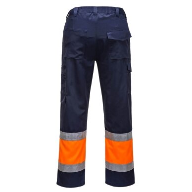 Augstas redzamības vieglas divkrāsu PORTWEST L049 bikses 1